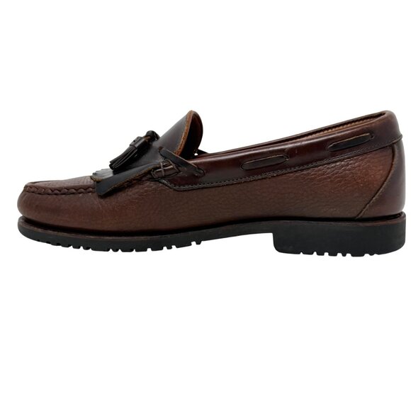 Allen Edmonds Nashua Brown‎ Leather Tassel Kiltie Loafers Mens Size 9.5 D - Picture 5 of 11